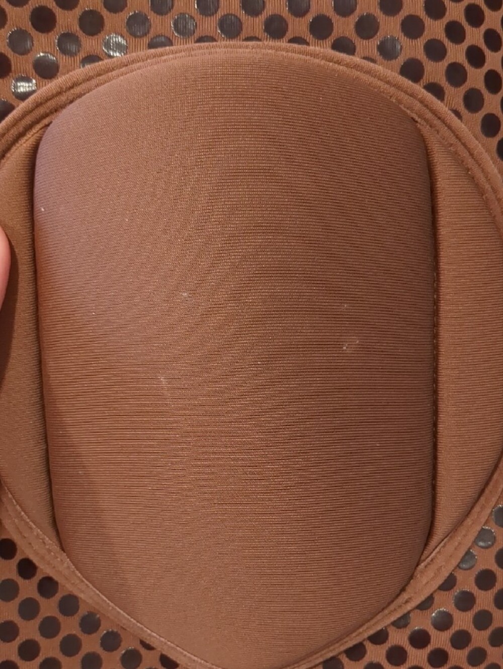 Queen Wear Mocha Grippy Padded Knee Pads in Size Large - Picture 3 of 11